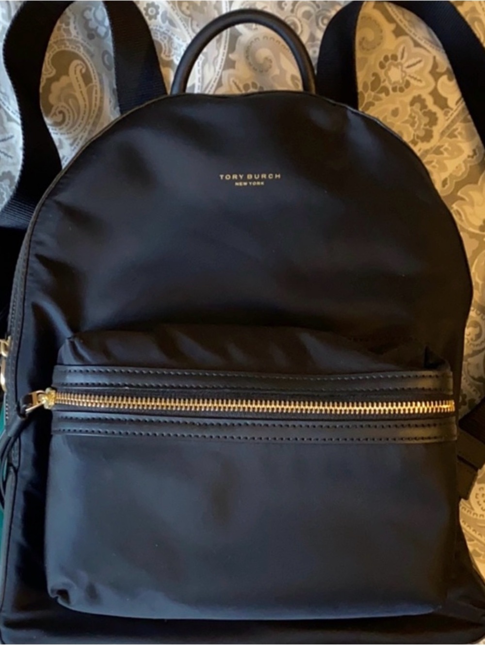 Tory Burch- Like New Black Nylon - Picture 2 of 7
